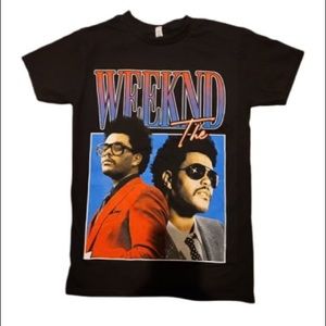 The Weeknd black unisex T-shirt